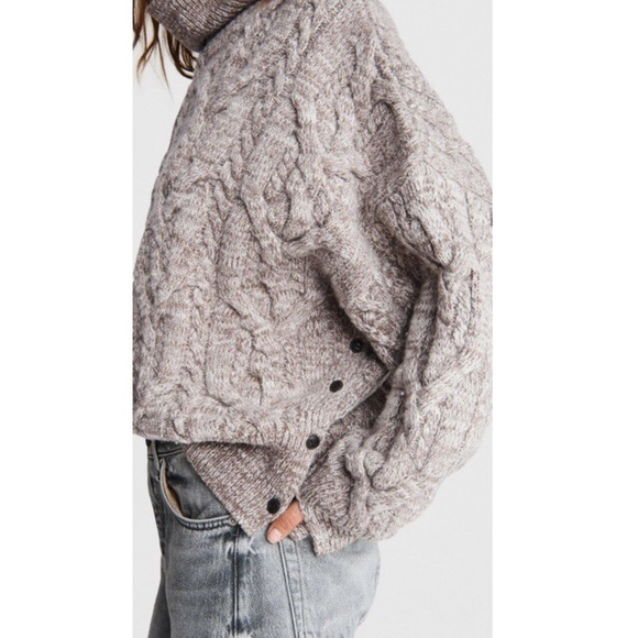 Rag & Bone | Nora Cable Turtleneck - Picture 3 of 10